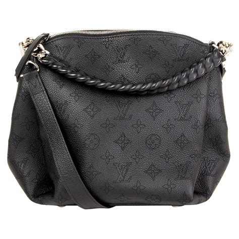 louis vuitton mahina babylone chain bb black|LOUIS VUITTON Mahina Babylone Chain BB Black.